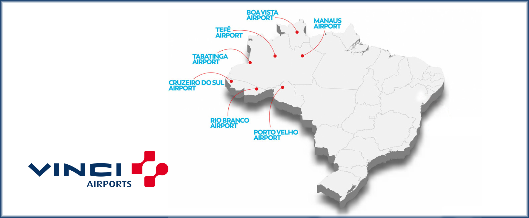 Vinci modernise 7 aéroports au Brésil